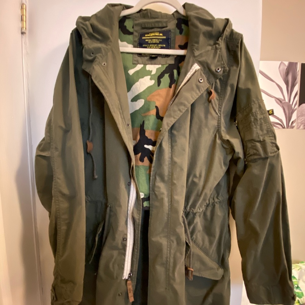 Alpha Industries Utility Camo Lines Parka